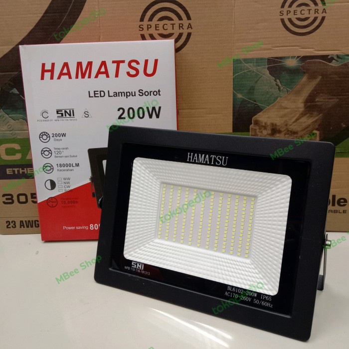 Terlaris Lampu Sorot Led 200 Watt / Lampu Sorot Tembak 200 Watt Hamatsu