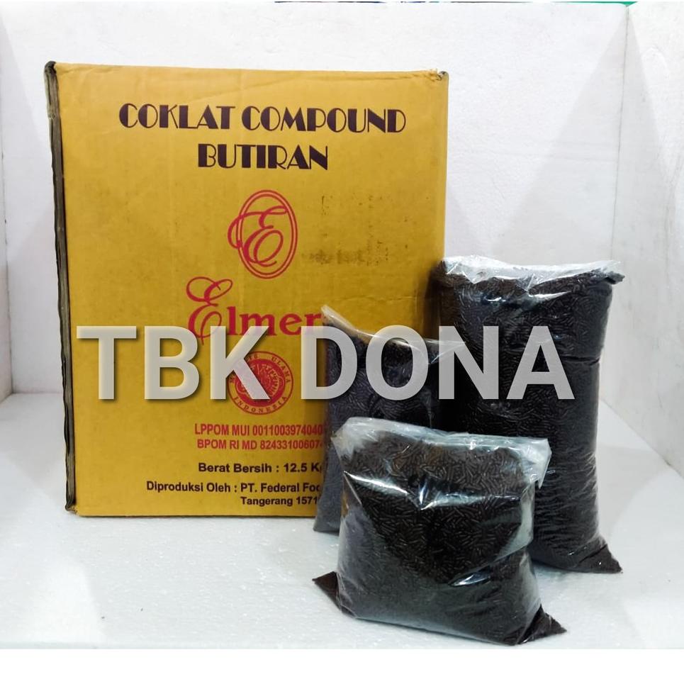 

SHOPEE 3.3 Meses Meises Mesis Cokelat Elmer Gold 1 kg / Coklat Butir Elmer Kualitas Garuda ,.,.,.,,