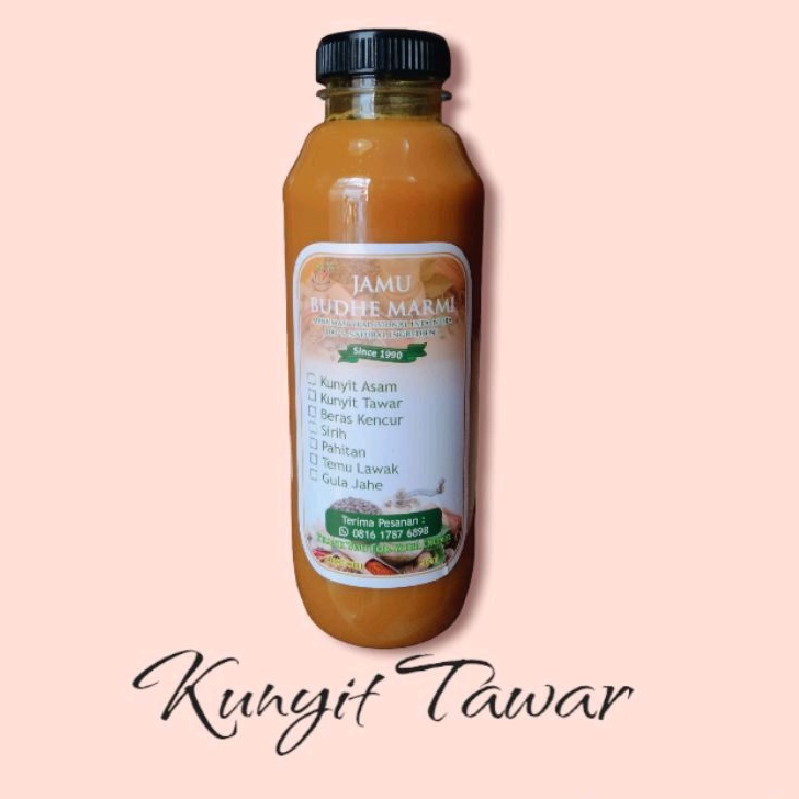 

Jamu Kunyit Tawar 500 ml | Jamu Kunyit Tawar Kemasan 500 ml