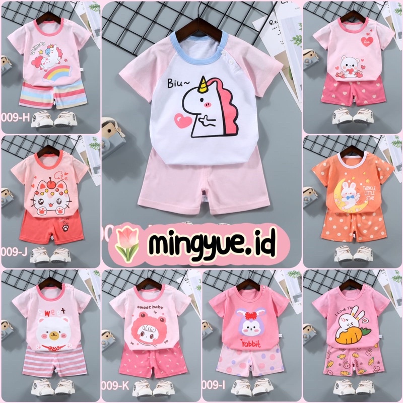 Setelan Baju Anak Perempuan Umur 0-4 Tahun