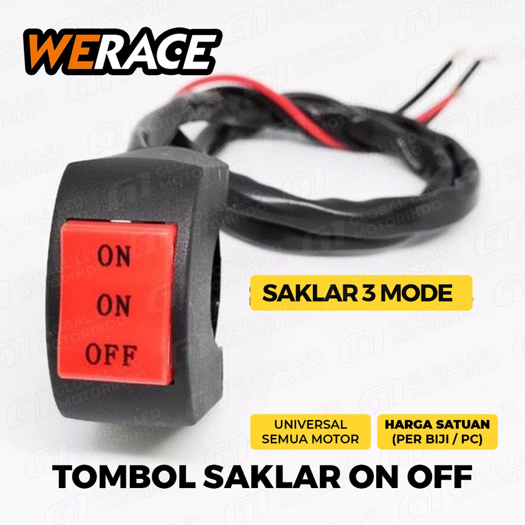 Saklar on on off 3mode multi fungsi 3 mode universal saklar on on off multi fungsi universal