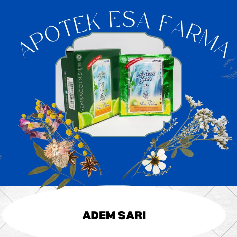 

Adem sari box isi 5 sachet || meredakan panas dalam