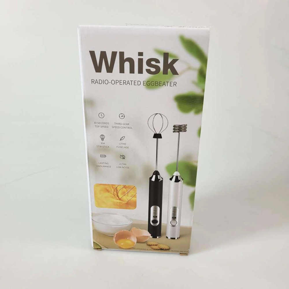 Hand Mixer Mini 2 in 1 Pengocok Telur Whisk Milk Frother - HM23 - White