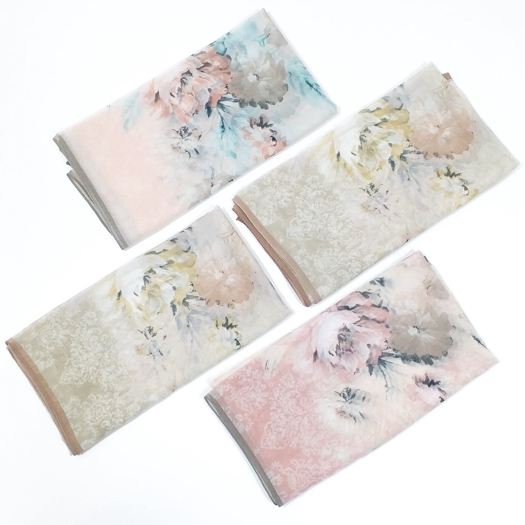 Jilbab Turki_Hijab Segiempat  Karaca Voile Italian   120 × 120