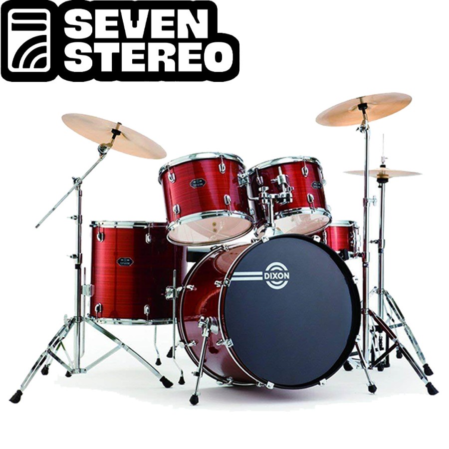 DIXON SP522A Drum Set Dixon Spark Series Cyclone Red