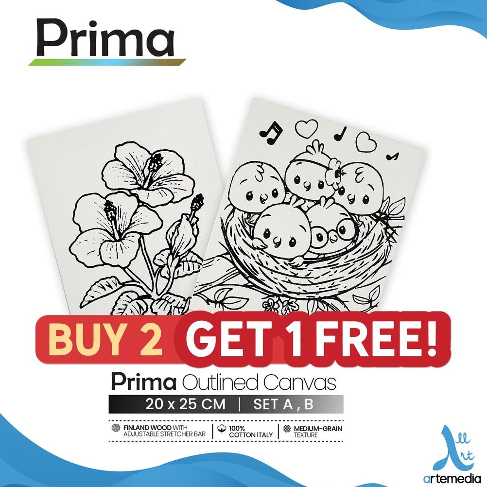 

Kanvas Lukis Bergambar Prima Outlined 20x25cm Cotton Canvas