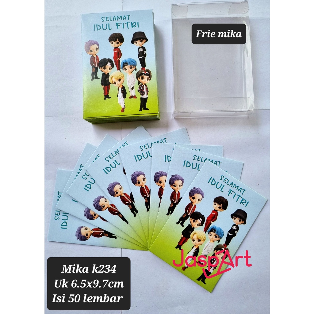 

AMPLOP / ANGPAO LEBARAN HARI RAYA IDUL FITRI MEDIUM KEMASAN 50 LEMBAR MIKA K234