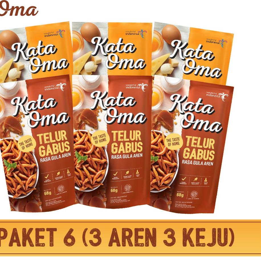 

♖ Kata Oma Telur Gabus Paket Isi 6 ▲