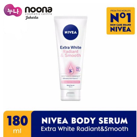 NIVEA EXTRA WHITE BODY SERUM RADIANT &amp; SMOOTH 180ML