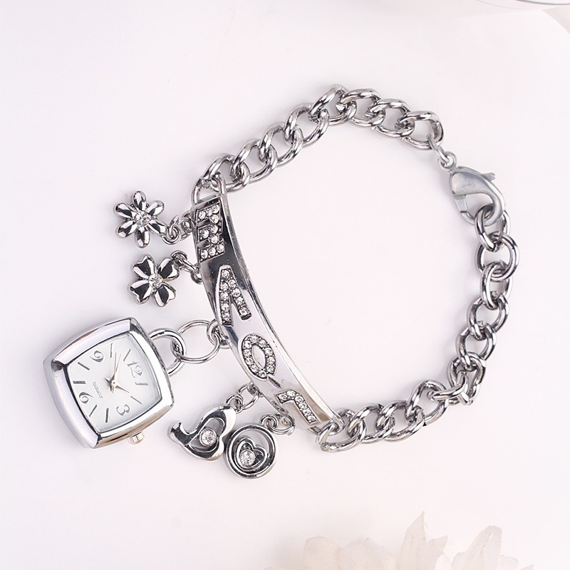 JAM TANGAN WANITA PESTA MOJICA JAM122S3 MODEL GELANG RANTAI ELEGANT STAINLESS SILVER IMPORT KEKINIAN KOREA MEWAH CEWEK REMAJA PREMIUM ORIGINAL BRANDED MURAH