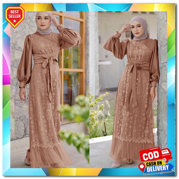 Bju Dres Sari Drees Syarii Cwe Muslimah Baju Syar Ii Polos Elegan Deres Gsmis Model Terbaru 2023 Gam
