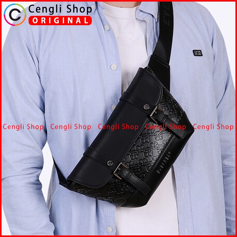 EM31 TAS SELEMPANG PRIA EVERBEST ORIGINAL BRANDED MEN SLING BAG