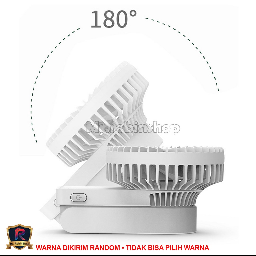 Kipas Angin TF1 Portable Mini Fan &amp; Powerbank 2.400mAh dilengkapi display pemakaian baterai Mini Fan bergaransi
