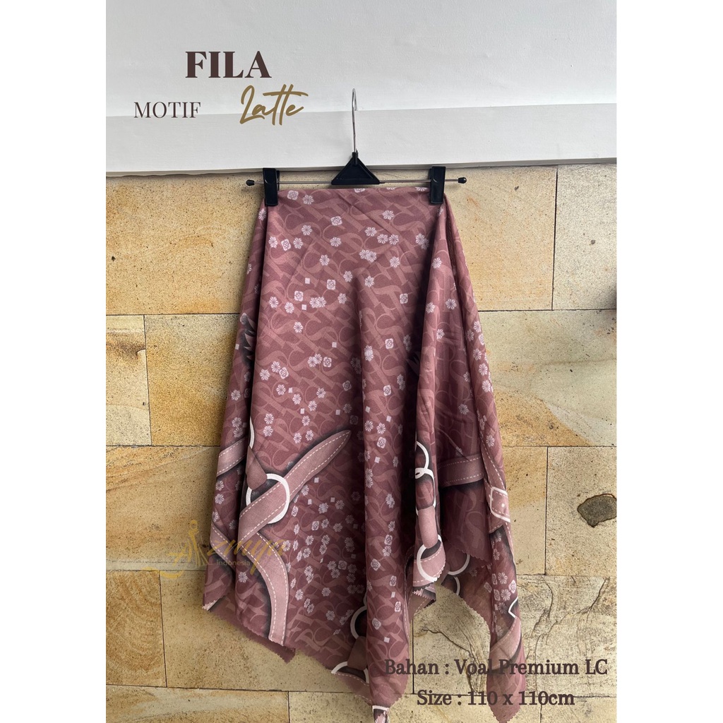 (PART 2) VOAL PRINTING Series | Scarf Kerudung Hijab Segi Empat (Voal Motif Premium)