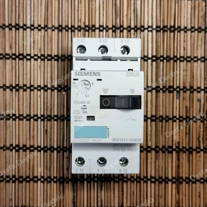 Motor Protection Circuit Breaker Siemens 3Rv1011-1Ha10 5.5-8 Ampere Debezzz