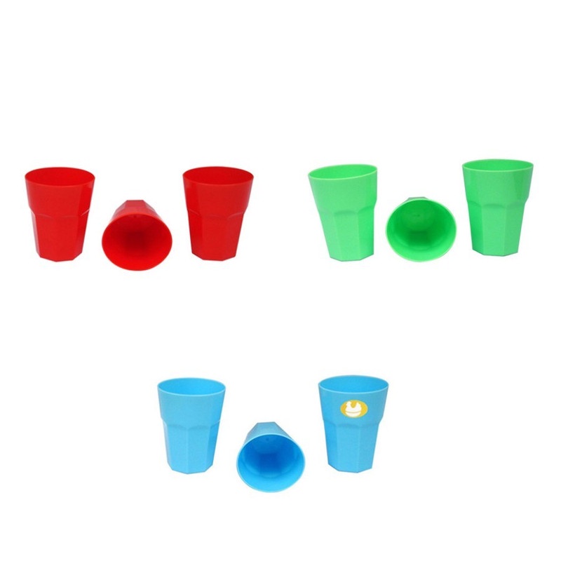 Gelas Tumbler Gelas Minum Mug Gelas Plastik Warna Golden Hen GM-769 - Isi 6 pcs