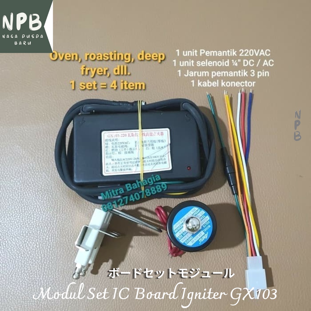 Modul Set IC Board Igniter GX103 - Set IC Board Igniter Modul GX103 - MODUL PEMATIK