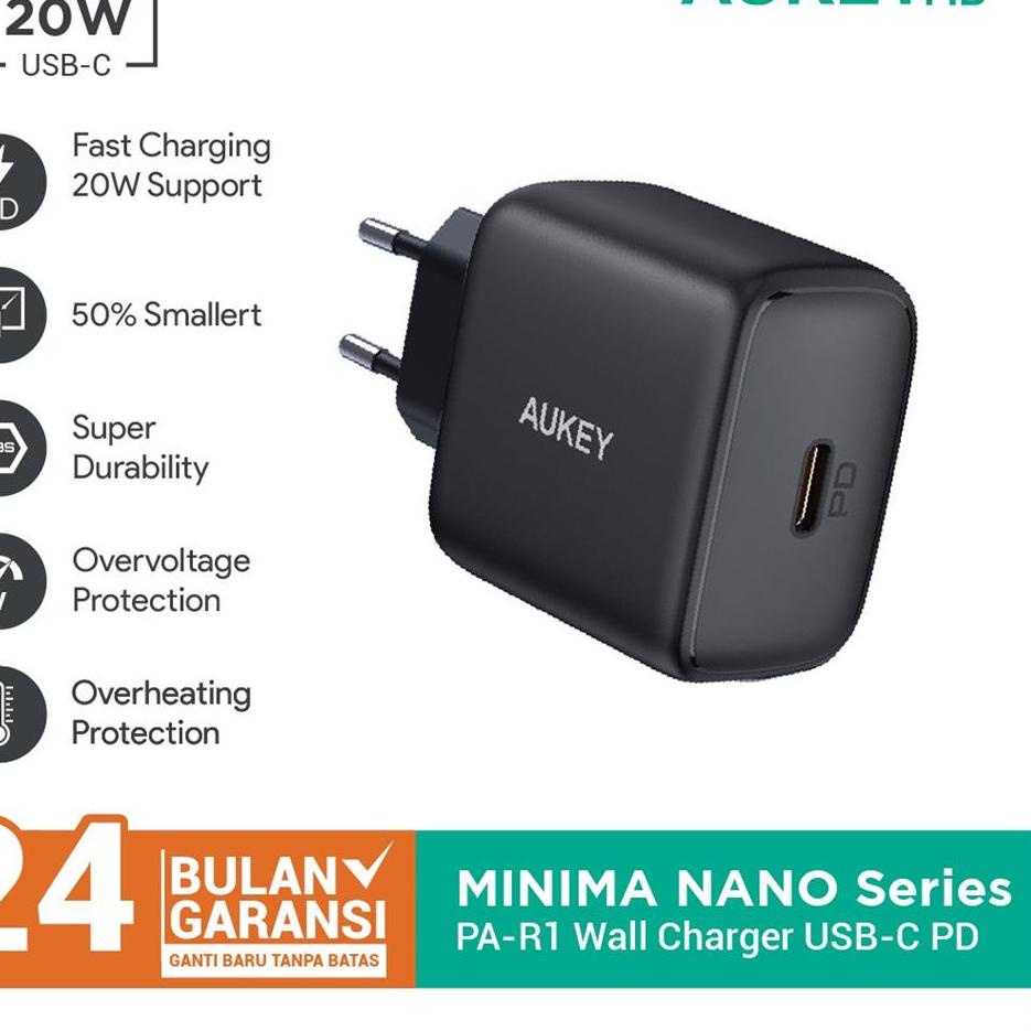 ❀ Charger Aukey PA-R1 20W Minima Nano USB-C PD -  ❃