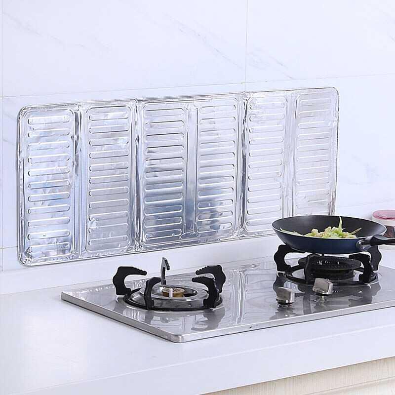 Pelindung Anti Cipratan Minyak Aluminium Foil Plate - A02 - Silver