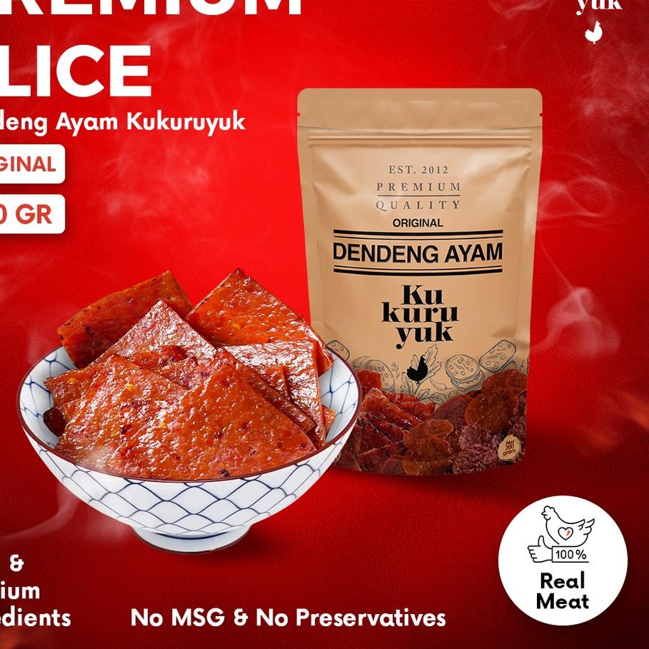 

➲ [PREMIUM] Dendeng Ayam Kukuruyuk Makanan Siap Saji - 200 Gram ♪