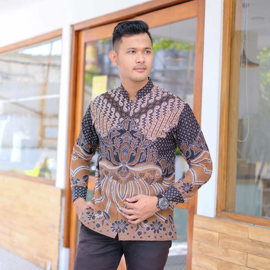 12 MOTIF TERBARU KOKO BATIK Sarung Celana Batik Sarung Koko Batik pria lengan panjang pendek terbaru 2023