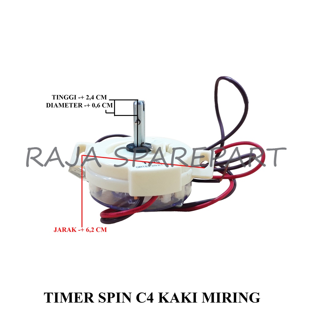 TIMER PENGERING/TIMER MESIN CUCI/TIMER SPIN C4 KAKI MIRING