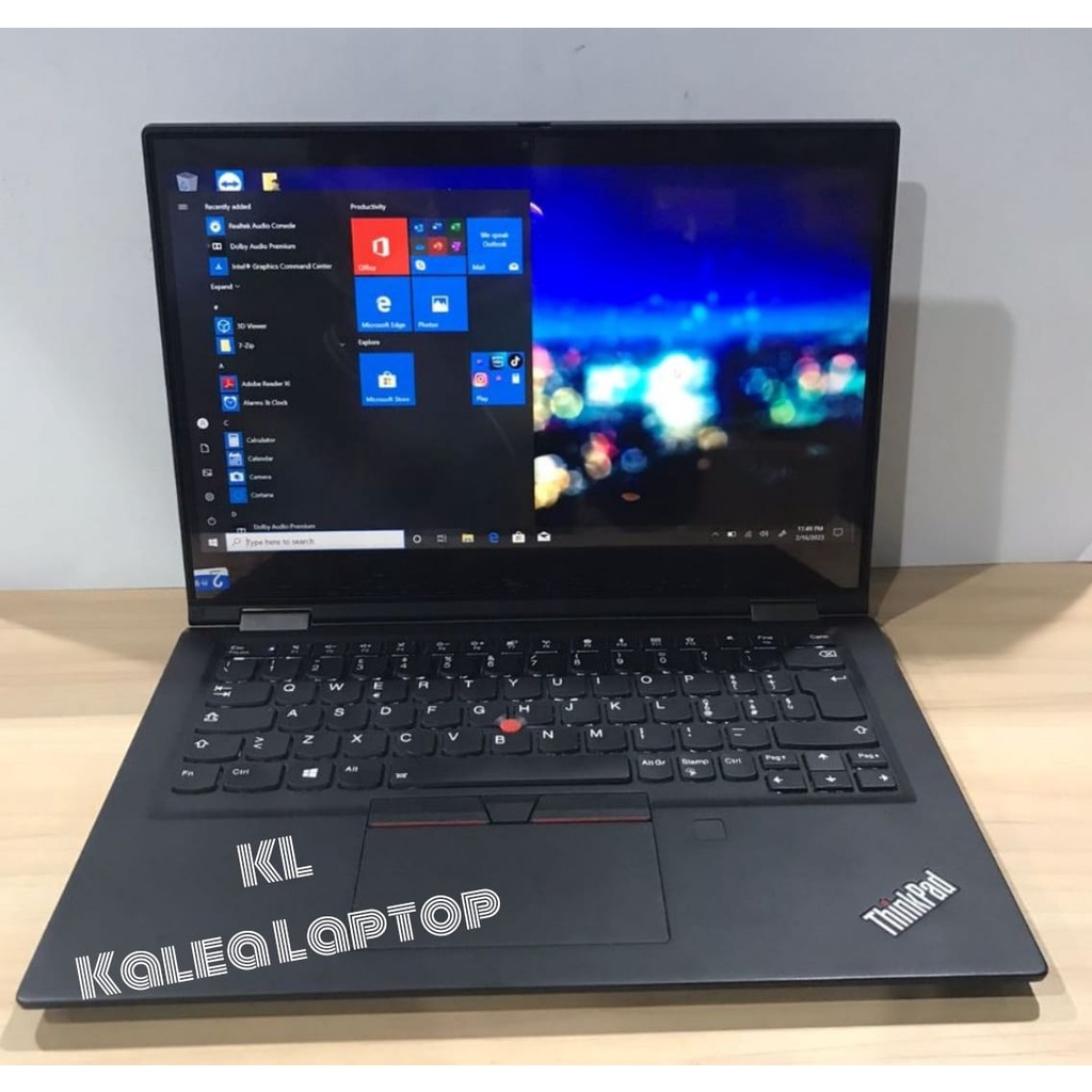 Laptop Lenovo ThinkPad YOGA X390 Core i7-8 2in1 RAM 16 SSD 256 MULUS NO MINUS