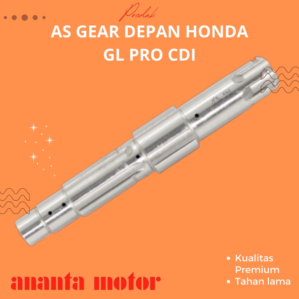 AS GEAR DEPAN GL PRO CDI FUKUYAMA AS GIR DEPAN GL PRO CDI FUKUYAMA