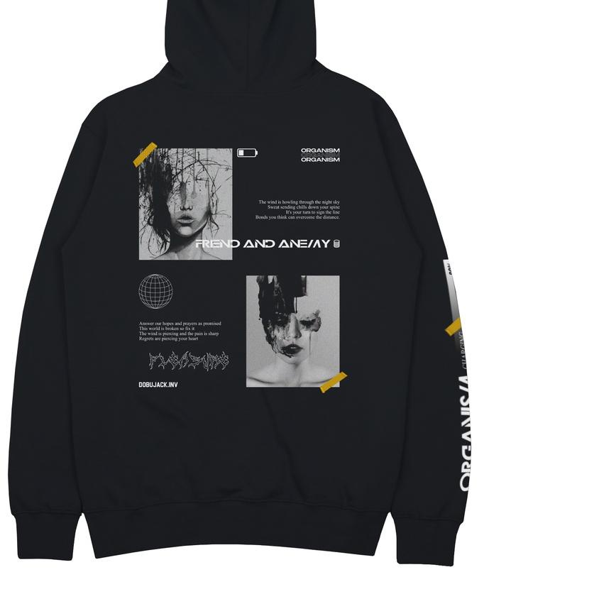 ➷ Dobujack Organism Black Hoodie ➧
