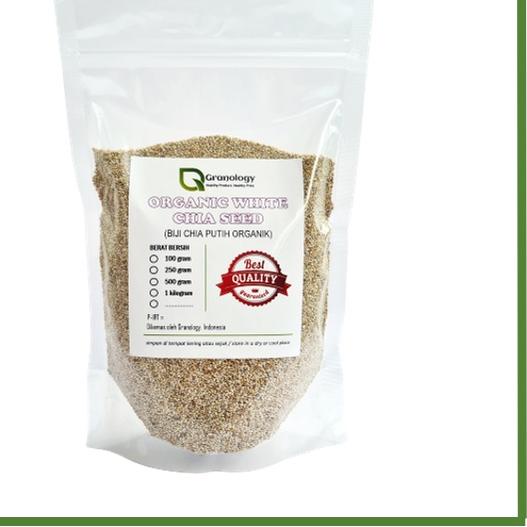

► Organic White Chia Seed Peru (500 gram) by Granology ☪