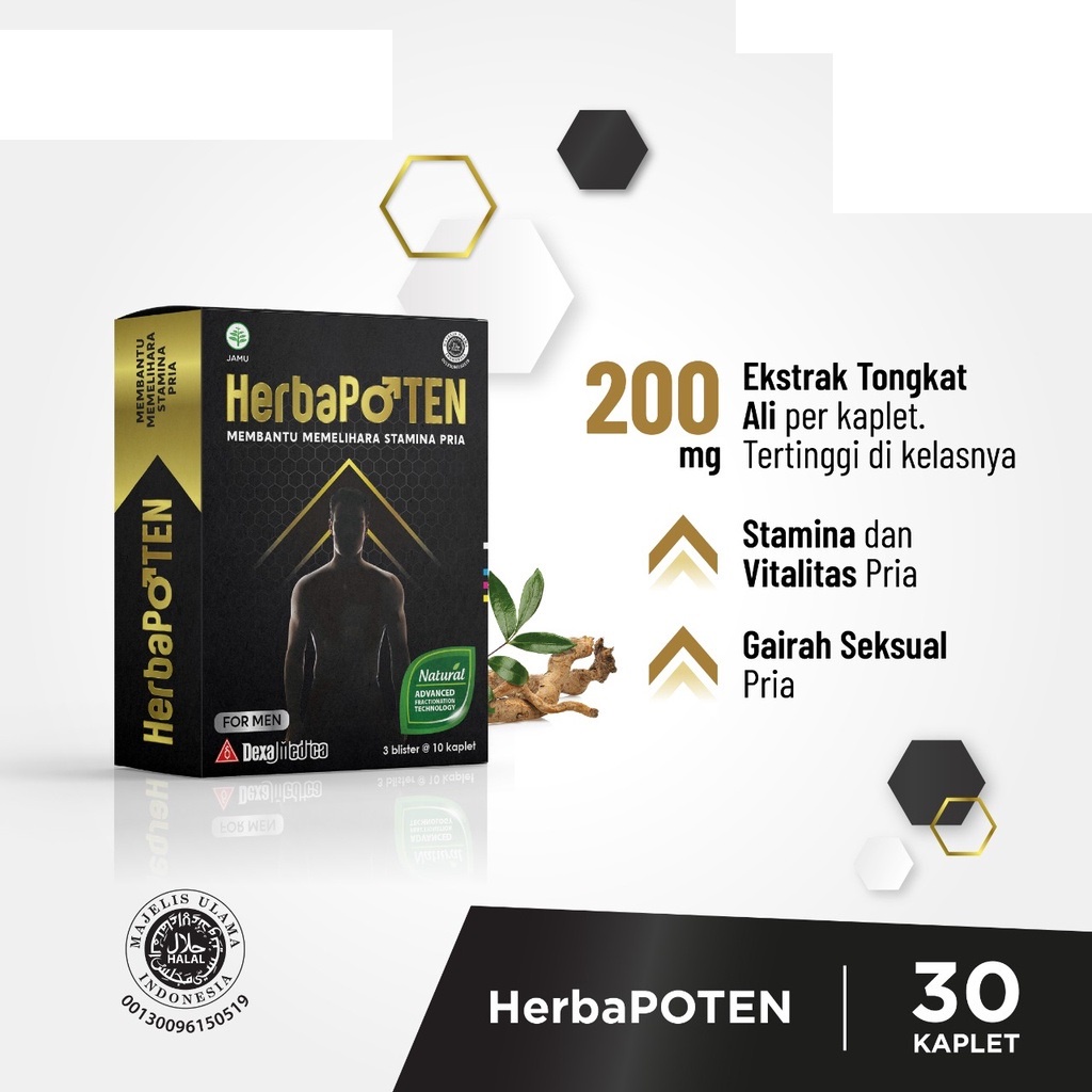 Herbapoten Suplemen Stamina Pria Dewasa Lebih Prima