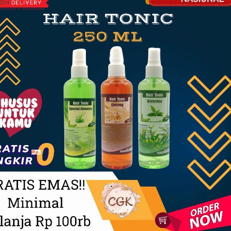 SALE TERBAIK HAIR TONIC 250ML (BPOM) - HAIR TONIC RAMBUT RONTOK - VITAMIN RAMBUT RONTOK - SERUM RAMB