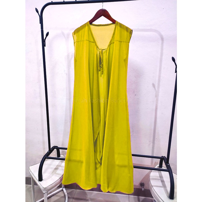 [COD] Bayar Ditempat Outer kalong - long cardigan//baju tangan pendek//pakai trendy//baju outer//luaran wanita/Outer Ceruty Polos / Long Outer XXL / Outer Seruty / Outer Hijab Cardigan / Outer fashion muslim shop/shazfa.apparel/outerwear cantik