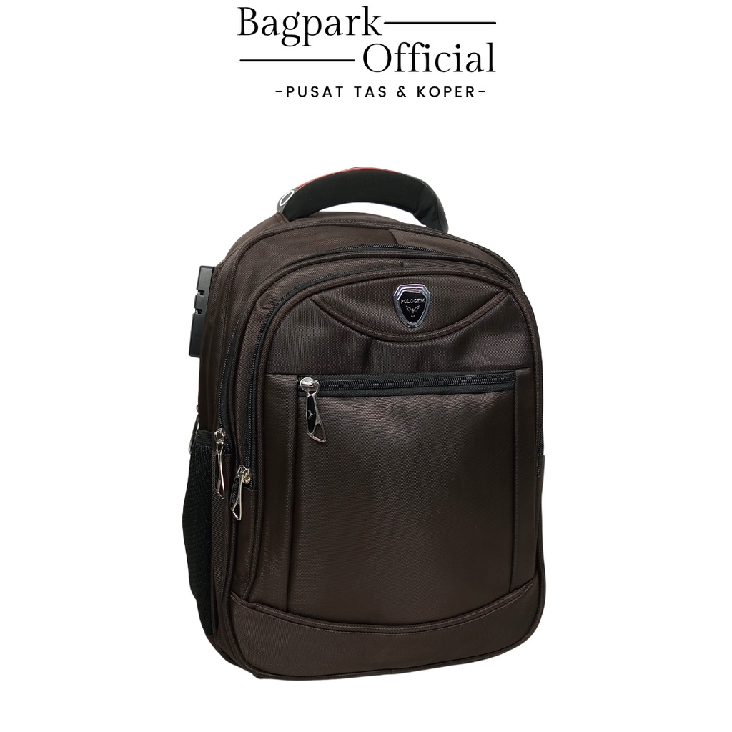 Tas Ransel Polo Gem 18 Inch Backpack Ransel Kerja Polo Original Ransel Jumbo Import Free Usb Kode Digit Expander