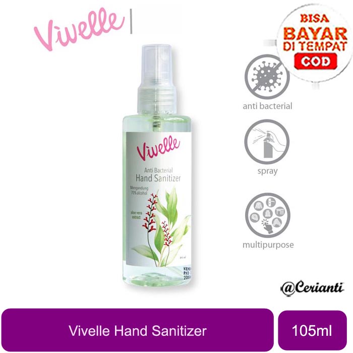 Vivelle Hand Sanitizer Serbaguna Spray 105 ml_Cerianti