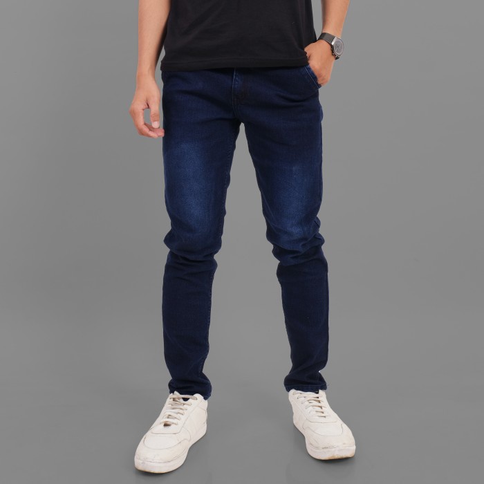 celana jeans pria Celana Jeans SLIM FIT Pria Denim STRETCH / celana jeans cowok pensil - 27(L4J2) ce