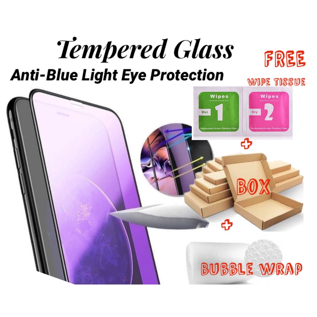 BL Tempered Glass Anti Radiasi Blue for Vivo Y01 Y02 Y1s Y11 Y12 Y12S Y15 Y15S Y16 Y17 Y19 Y20 Y21 Y22 Y27 Y30 Y31 Y31s Y32 Y33 Y35 Y36 Y50 Y51 Y53 Y55 Y69 Y71 Y73 Y75 Y76 Y77 Y79 Y81 Y83 Y85 Y91 Y91C Y93 Y95