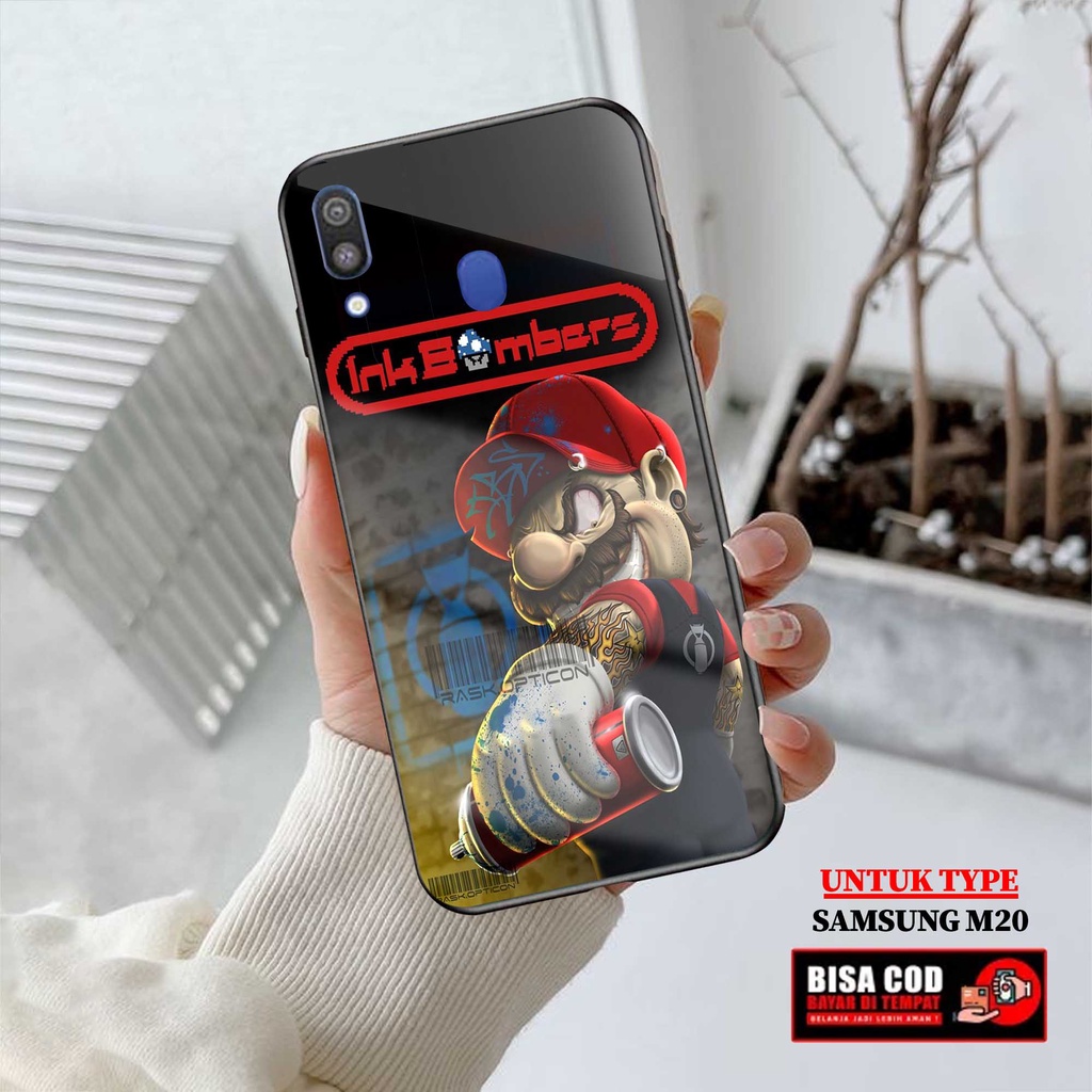 Case Samsung M20 - AGM CASE - Fashion Case hp Samsung M20 - Casing hp Samsung M20 - Silikon hp - Pel