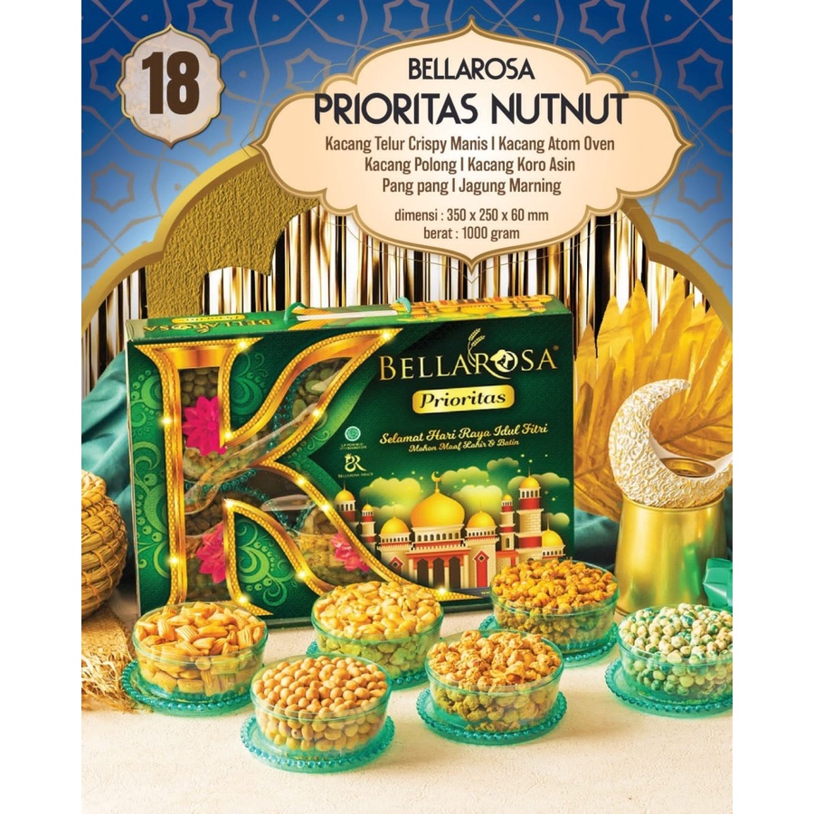 

PARSEL RAMADAN PRIORITAS NUT NUT HAMPERS LEBARAN BELLAROSA KACANG