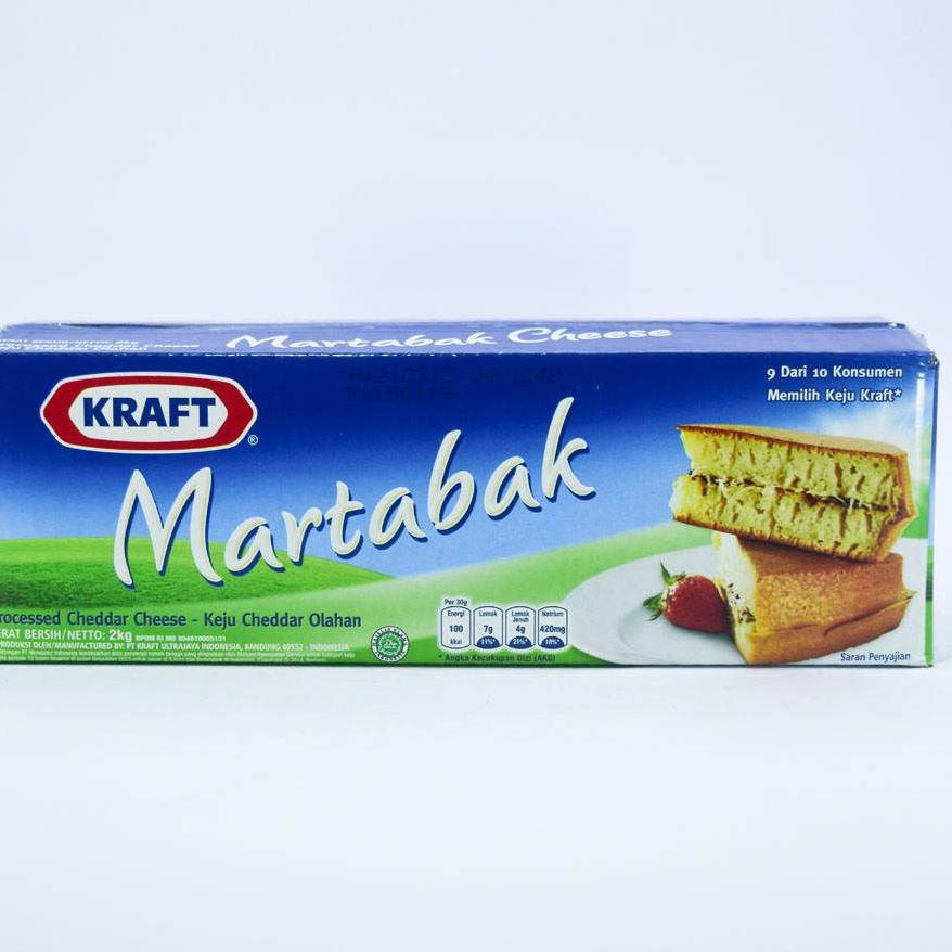 

★ Kraft Martabak Keju Cheddar Cheese 2kg ➸