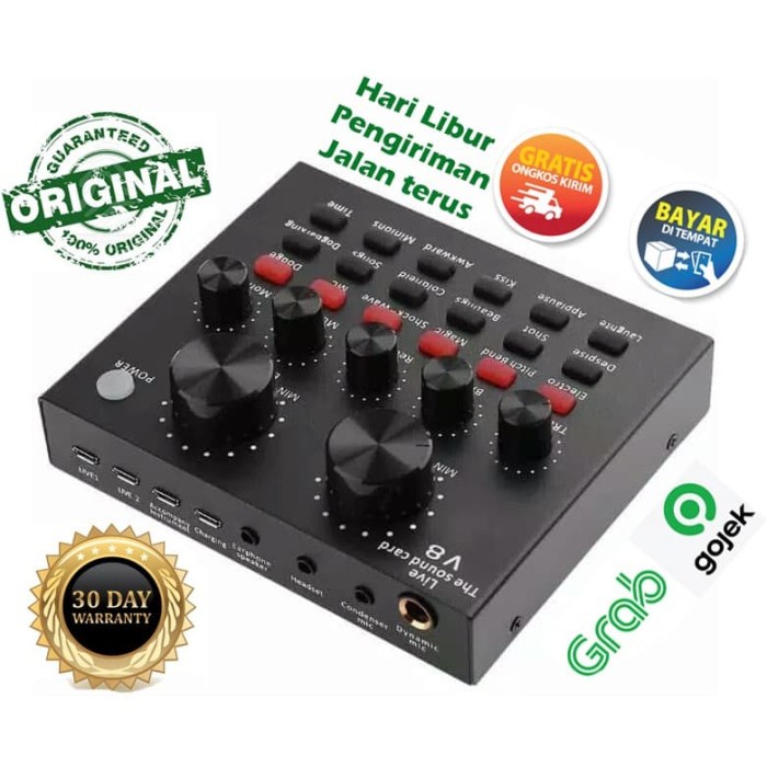 Terlaris Soundcard V8 Mixer V8 Sound Card V8 Mixer Audio Usb External Soundcard