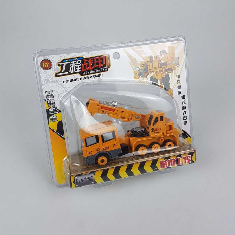 SAN YOU TOYS Mainan Mobil Robot Action Figure Car   Bisa Berubah Transformer Robot - 6078A