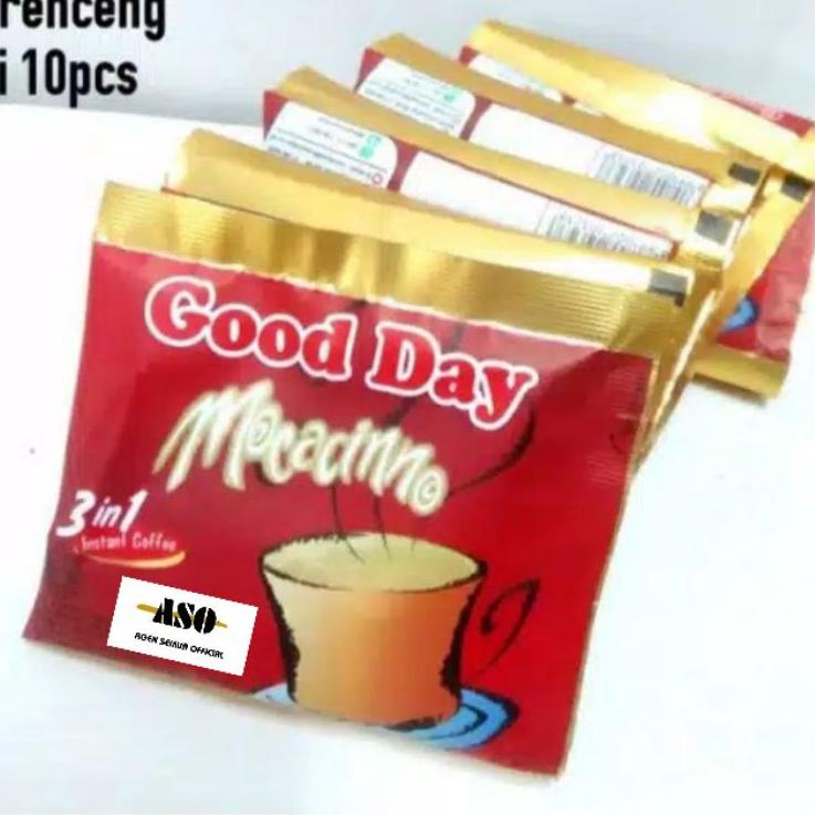 

♠ GOOD DAY MOCCACINO sachet 20 gram Renceng ( ISI 10 )