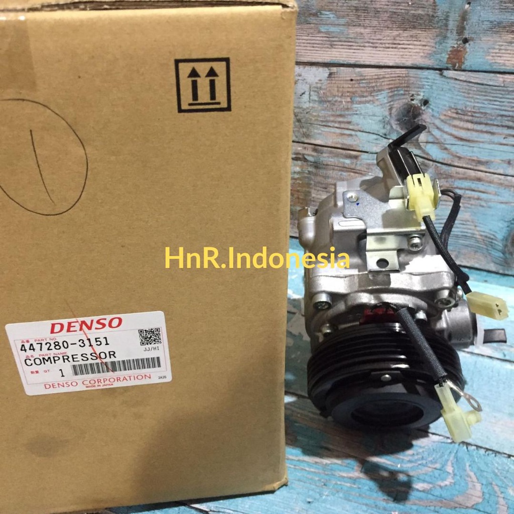 Kompresor AC Mobil Daihatsu Sirion Lama COMPRESSOR ASSY ASLI DENSO