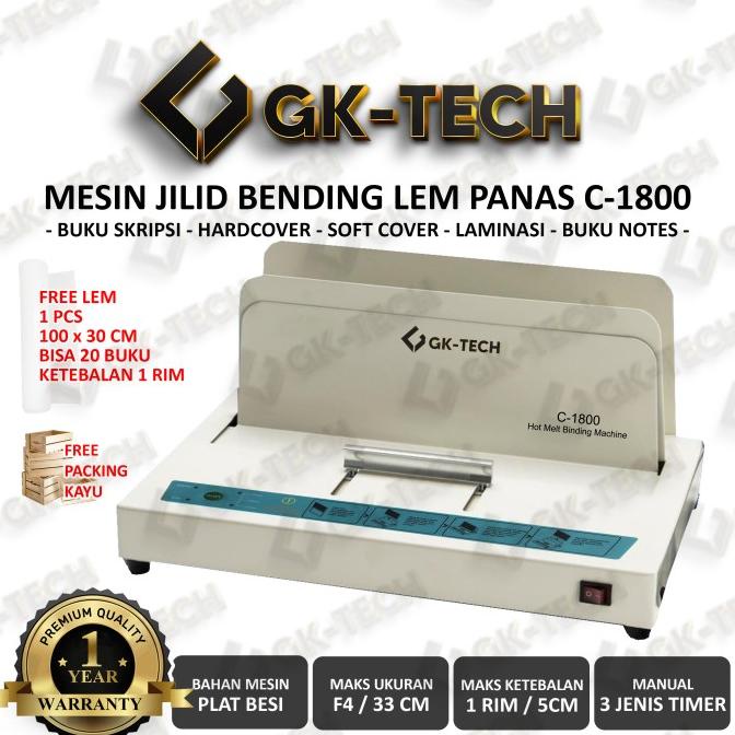 Mesin Jilid Buku Bending Lem Panas Bending