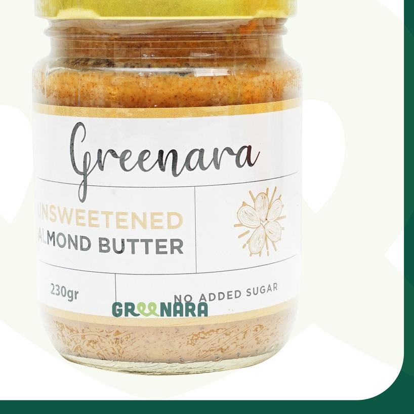 

► Greenara Homemade - Unsweetened Almond Butter / Selai Almond ♫