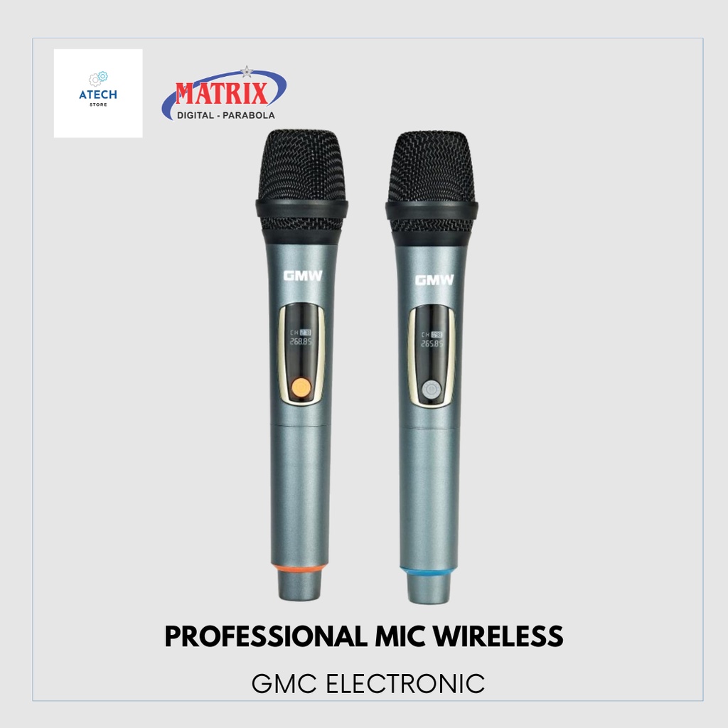 PROMO Mic Wireless GMC Karaoke Microphone Murah Original