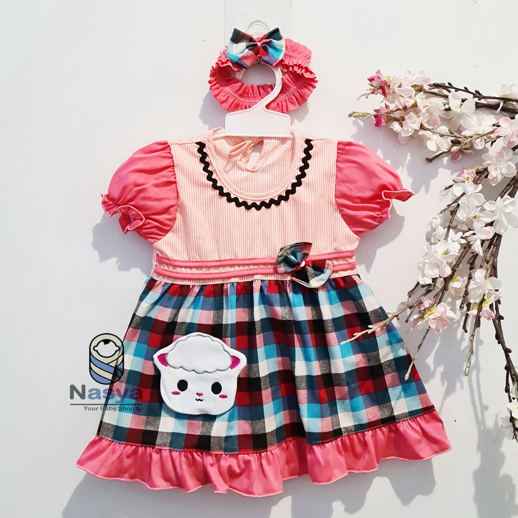 [P-038] Dress Bayi Perempuan 0-6 m / Setelan Bayi Perempuan