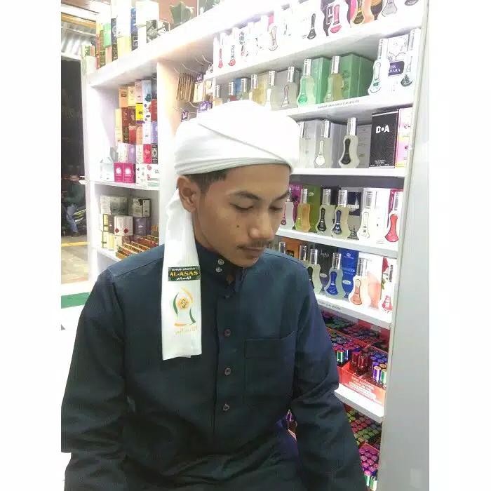 Peci Imamah Instan Permanen Tinggal Pakai | bisa COD - putih 3 meter, 2 (N1H0) Gratis Ongkir Peci Im