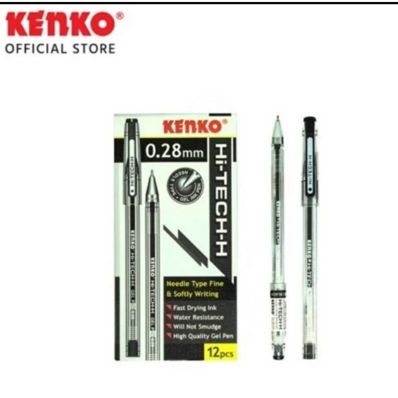 

PULPEN HITEC KENKO 0,28 ORIGINAL 1PCS HITAM